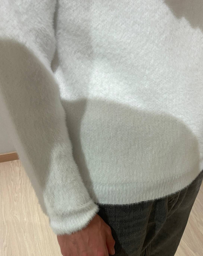 Beautiful and Stylish White Sweater 