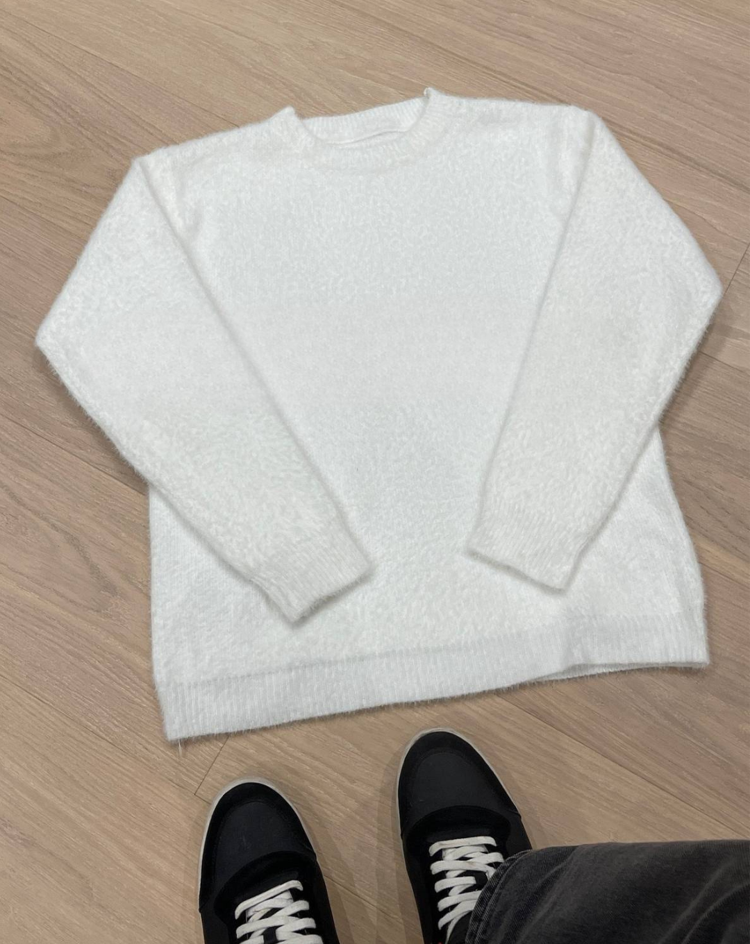 Beautiful and Stylish White Sweater 