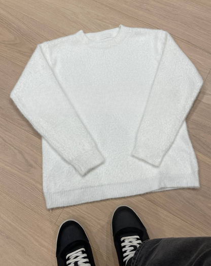 Beautiful and Stylish White Sweater 