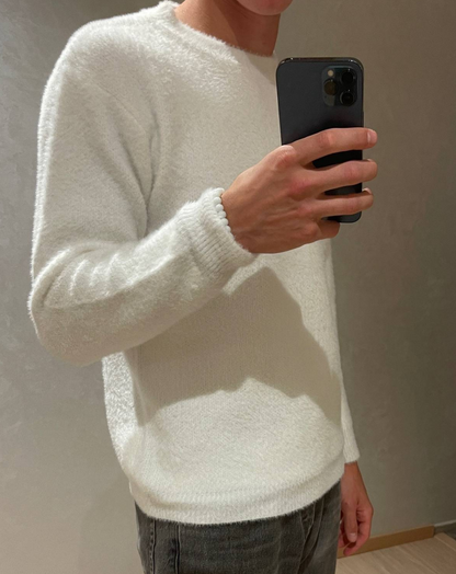 Beautiful and Stylish White Sweater 